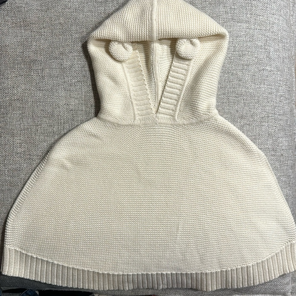 Toddler Garter Hoodie Poncho Sweater Baby GAP kids